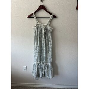 DOEN Floral Print Long Nightgown Dress